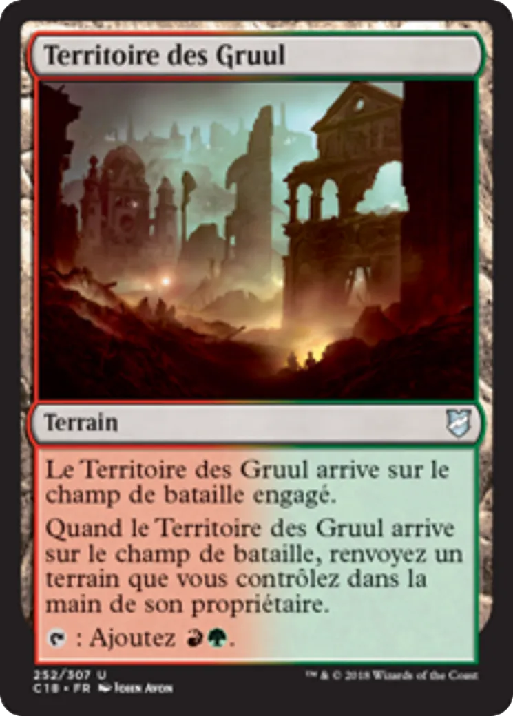 Territoire des Gruul — Commander 2018 — Magic: The Gathering