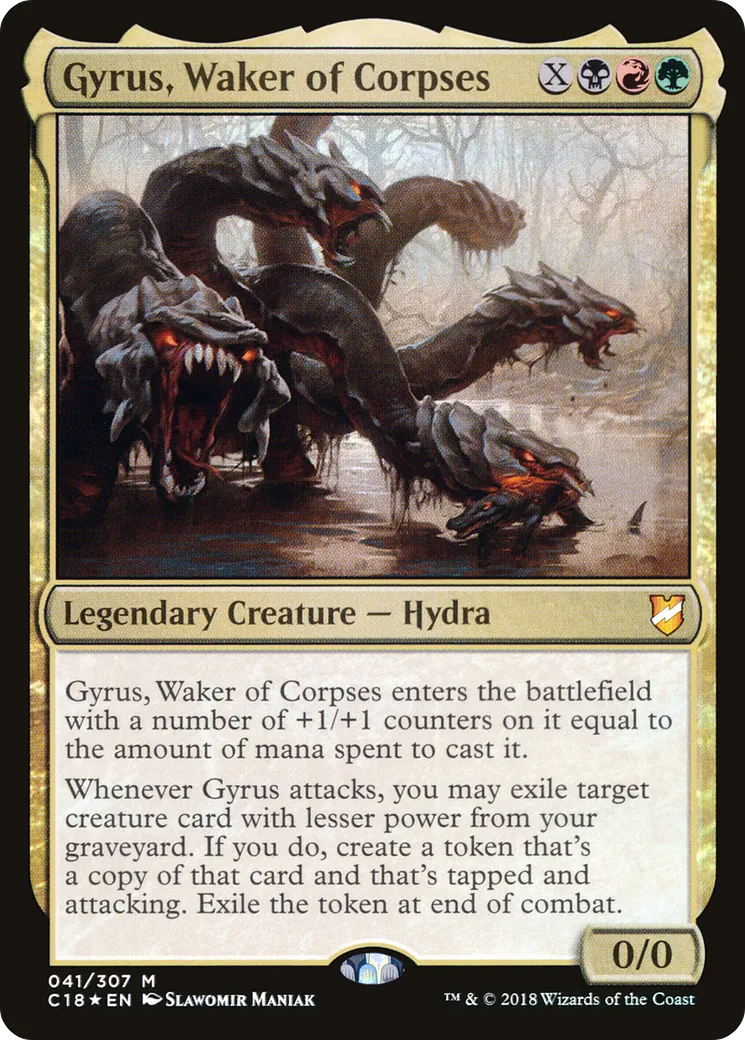 Gyrus, Waker of Corpses — Commander 2018 — Magic: The Gathering