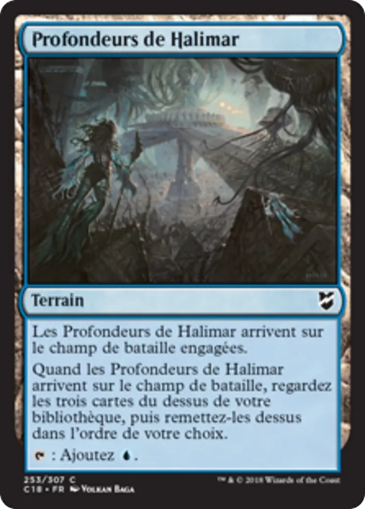 Profondeurs de Halimar — Commander 2018 — Magic: The Gathering