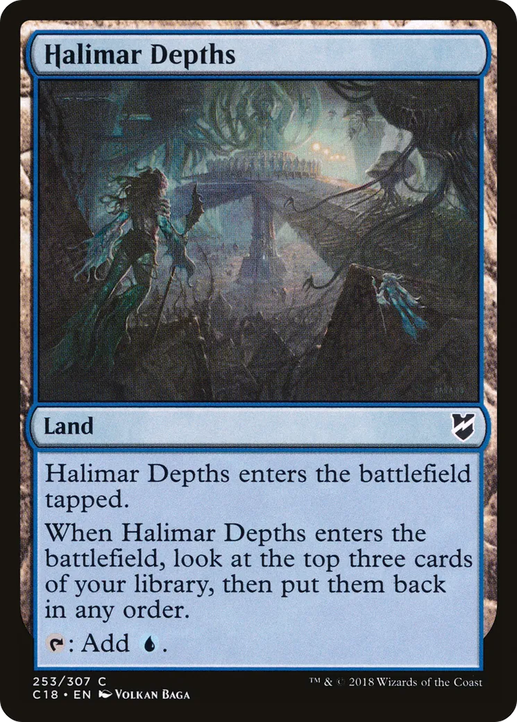 Halimar Depths — Commander 2018 — Magic: The Gathering