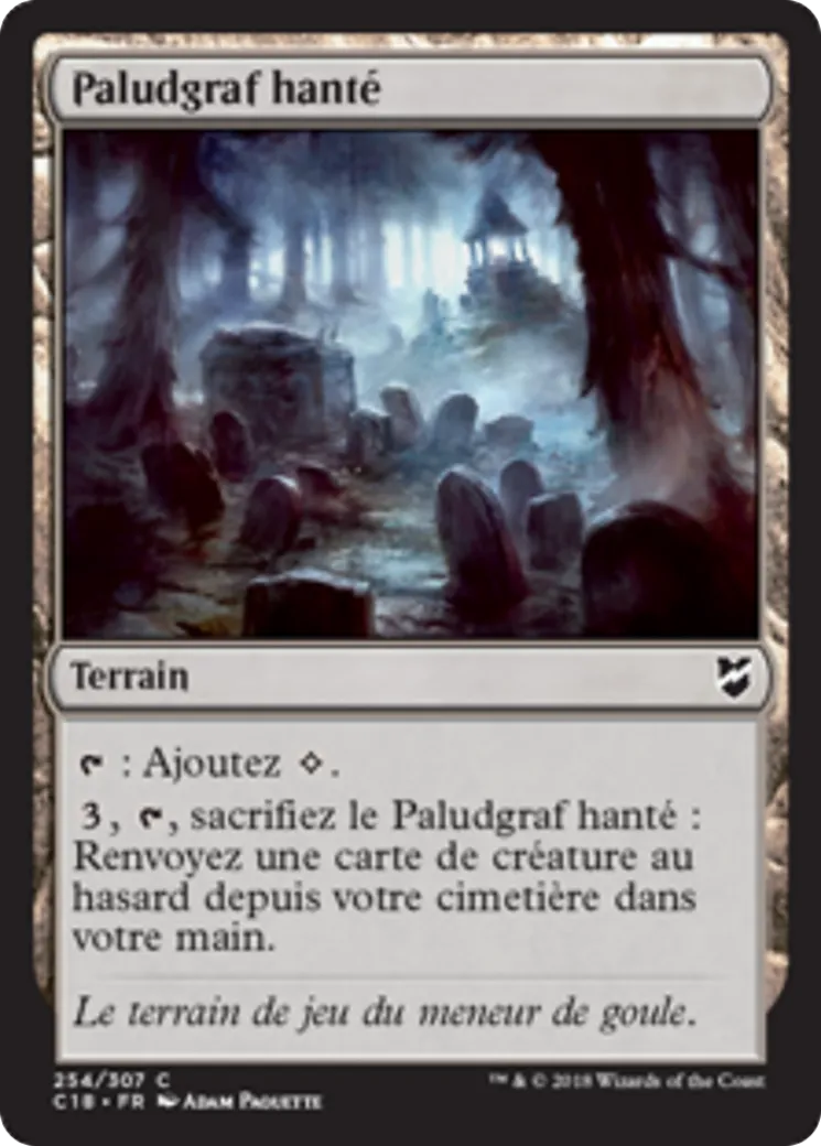 Paludgraf hanté — Commander 2018 — Magic: The Gathering