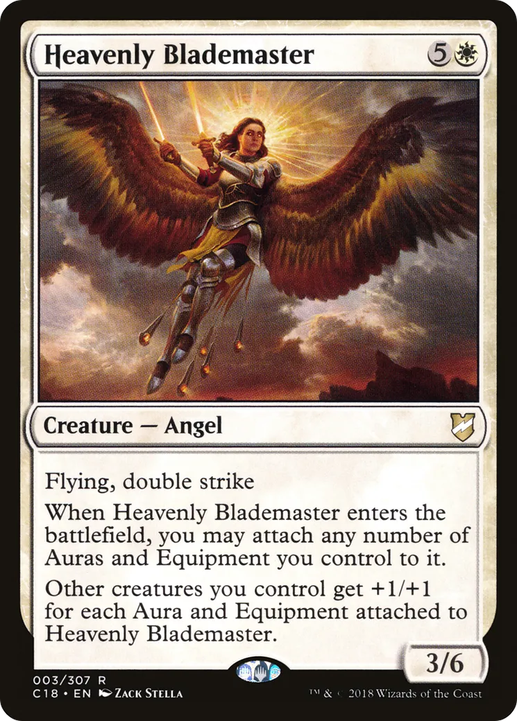 Heavenly Blademaster — Commander 2018 — Magic: The Gathering