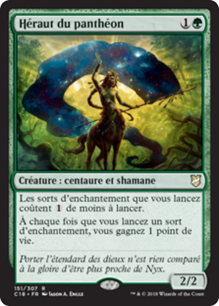 Héraut du panthéon — Commander 2018 — Magic: The Gathering