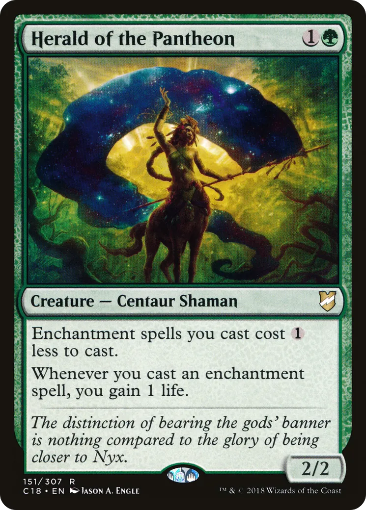 Herald of the Pantheon — Commander 2018 — Magic: The Gathering