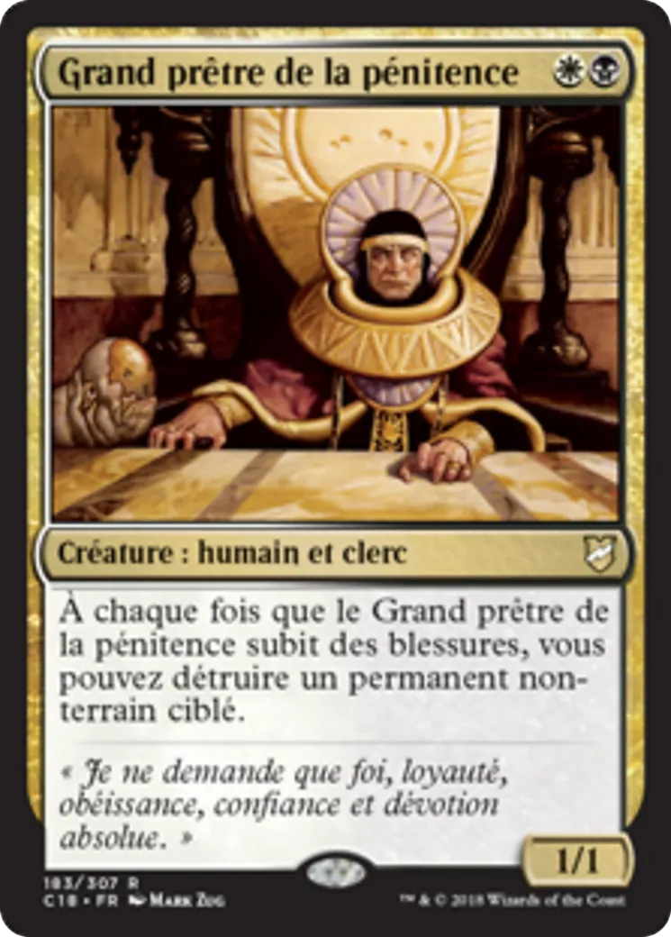 Grand prêtre de la pénitence — Commander 2018 — Magic: The Gathering