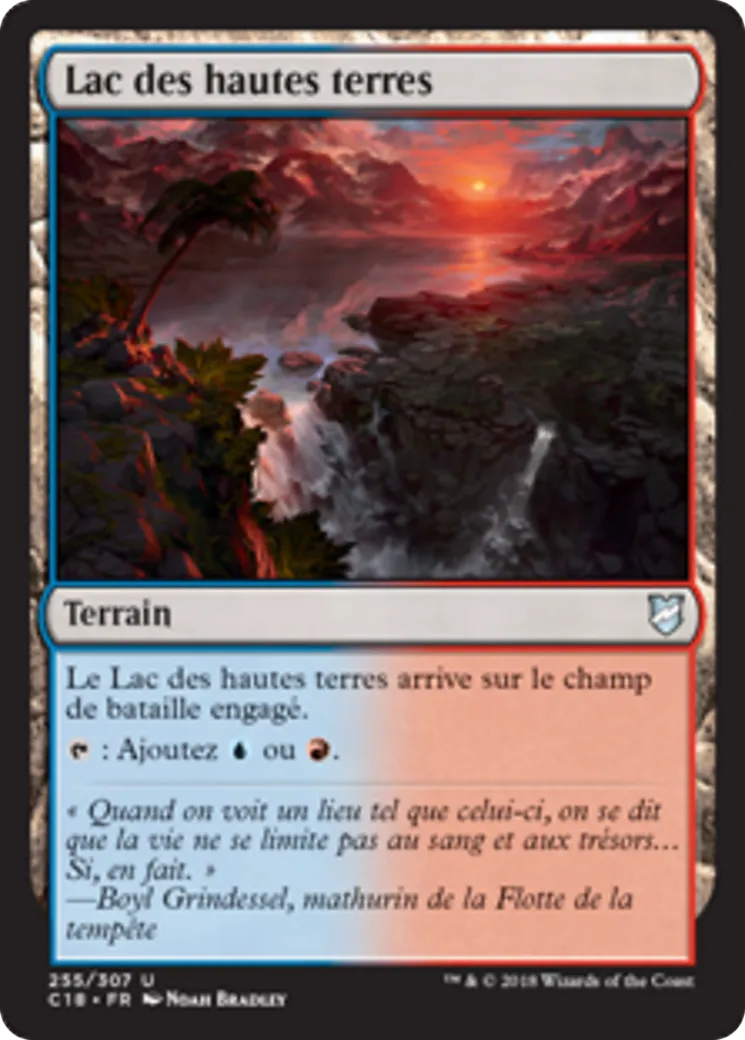 Lac des hautes terres — Commander 2018 — Magic: The Gathering