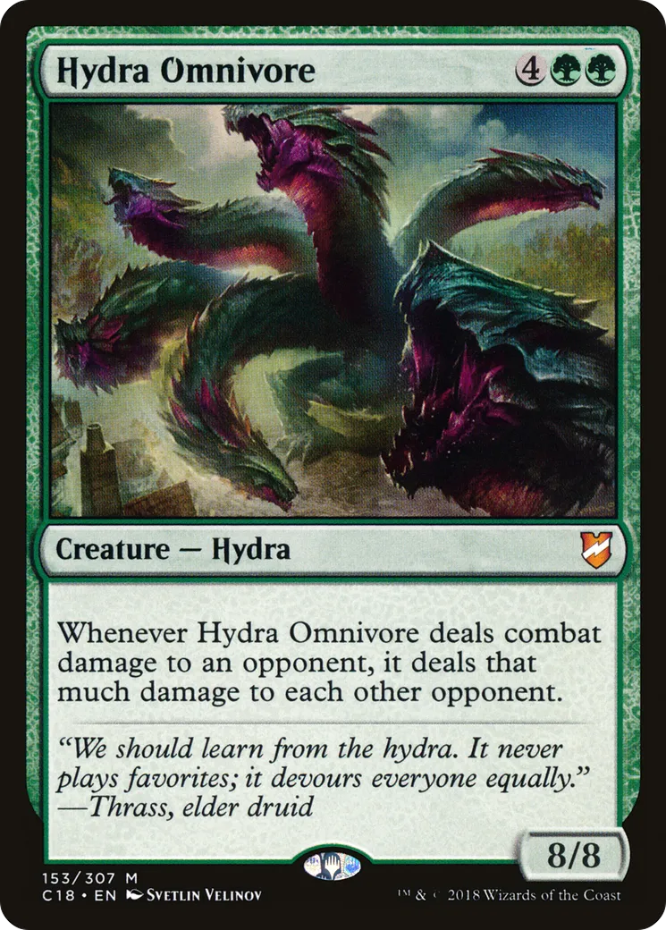 Hydre omnivore — Commander 2018 — Magic: The Gathering