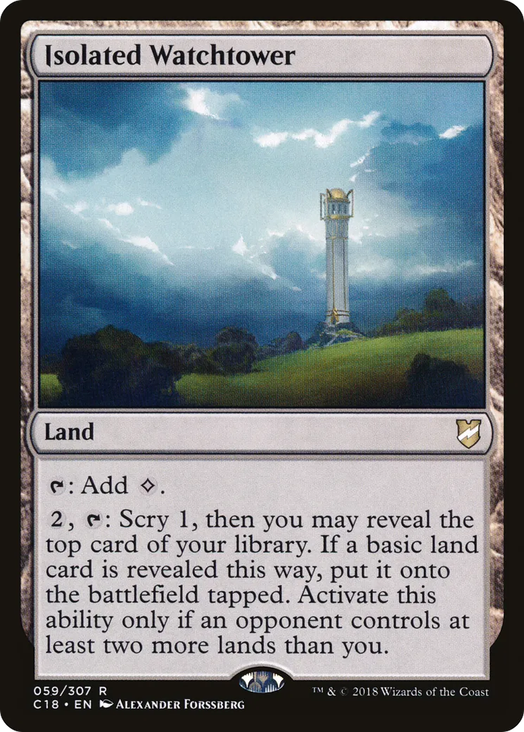 Isolated Watchtower — Commander 2018 — Magic: The Gathering