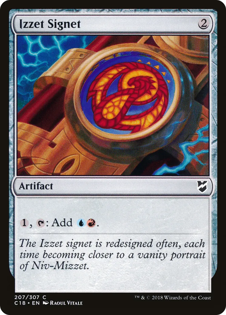 Izzet Signet — Commander 2018 — Magic: The Gathering