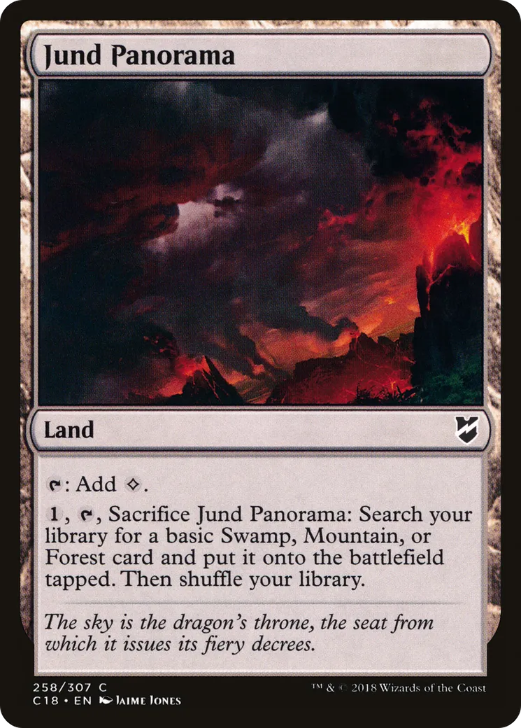 Panorama de Jund — Commander 2018 — Magic: The Gathering