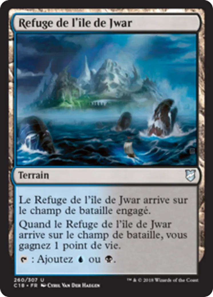 Refuge de l'île de Jwar from Commander 2018 - Magic: The Gathering