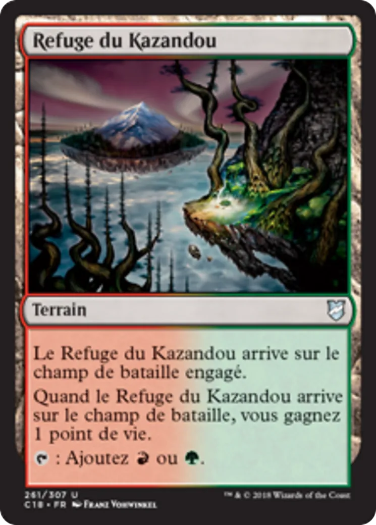 Refuge du Kazandou — Commander 2018 — Magic: The Gathering
