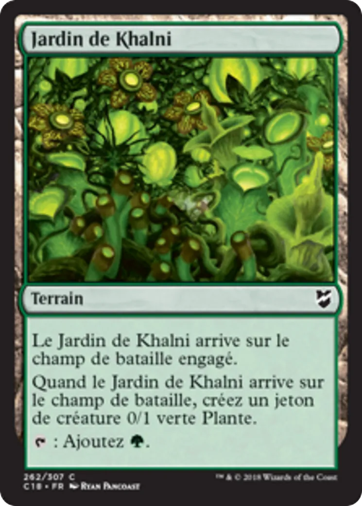 Jardin de Khalni — Commander 2018 — Magic: The Gathering
