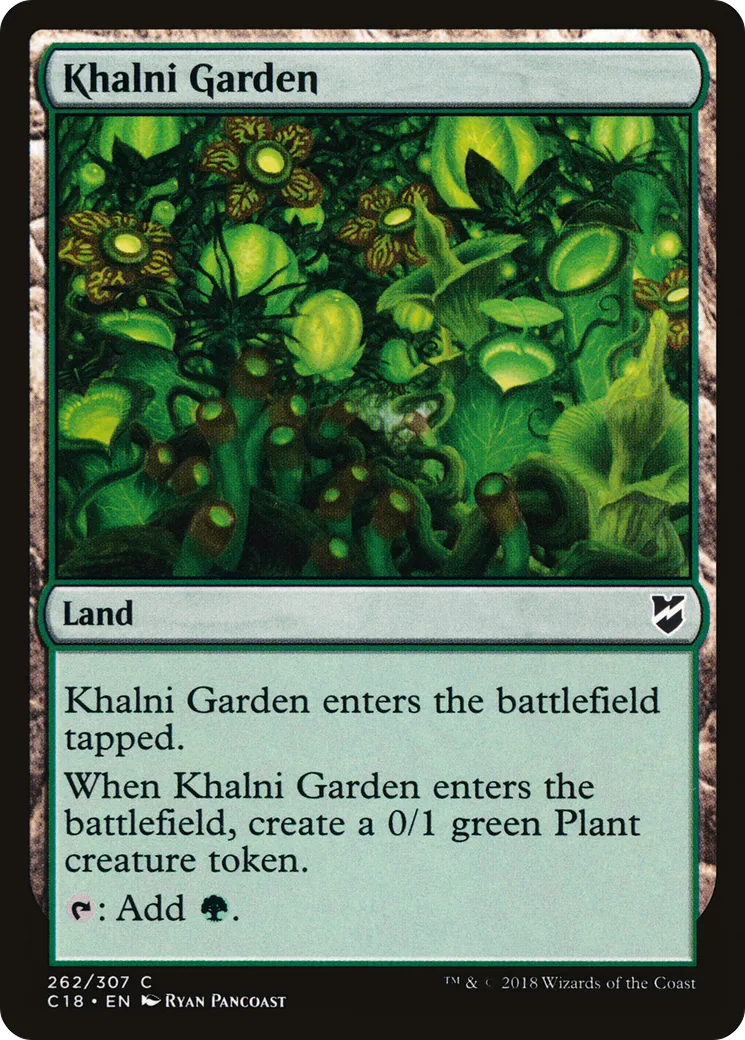 Khalni Garden — Commander 2018 — Magic: The Gathering