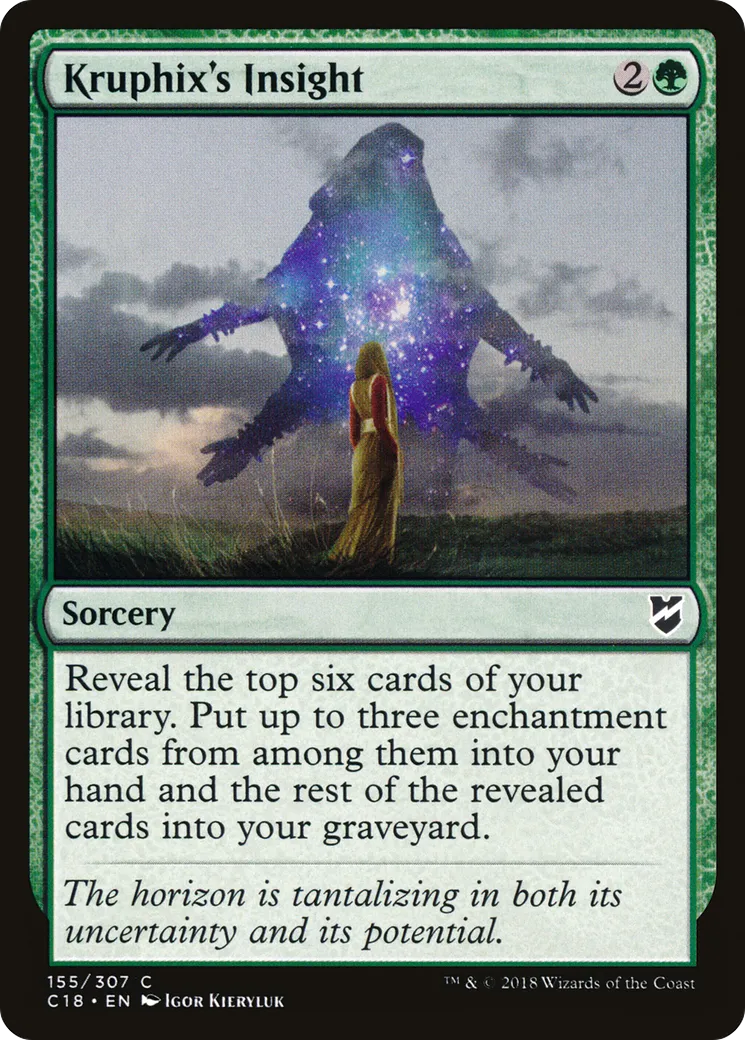 Kruphix's Insight — Commander 2018 — Magic: The Gathering