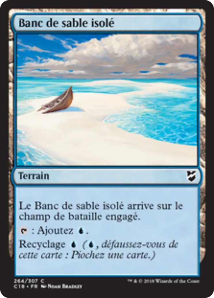 Banc de sable isolé — Commander 2018 — Magic: The Gathering