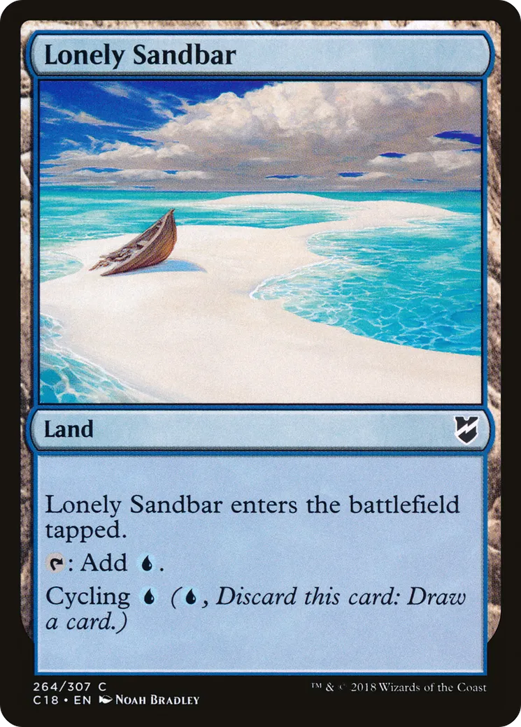 Banc de sable isolé — Commander 2018 — Magic: The Gathering