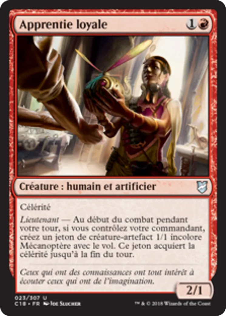Apprentie loyale from Commander 2018 - Magic: The Gathering