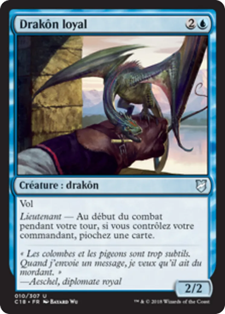 Drakôn loyal — Commander 2018 — Magic: The Gathering