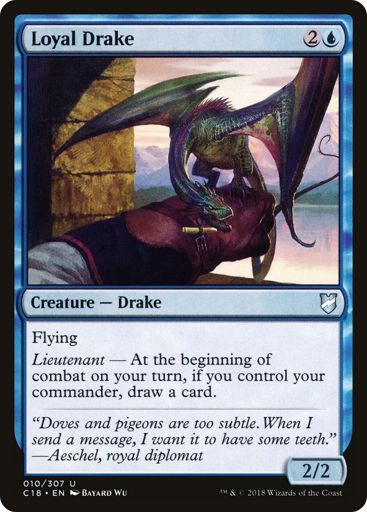 Loyal Drake from Commander 2018 - Magic: The Gathering