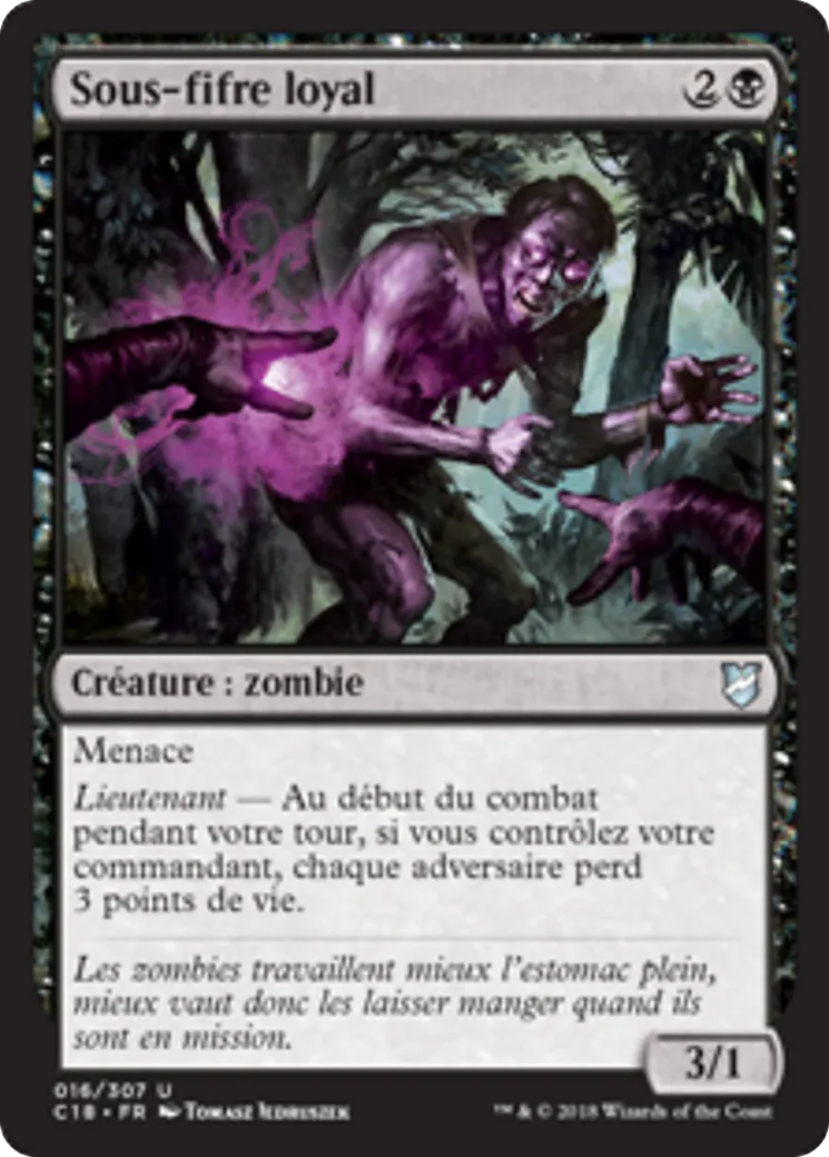 Sous-fifre loyal from Commander 2018 - Magic: The Gathering