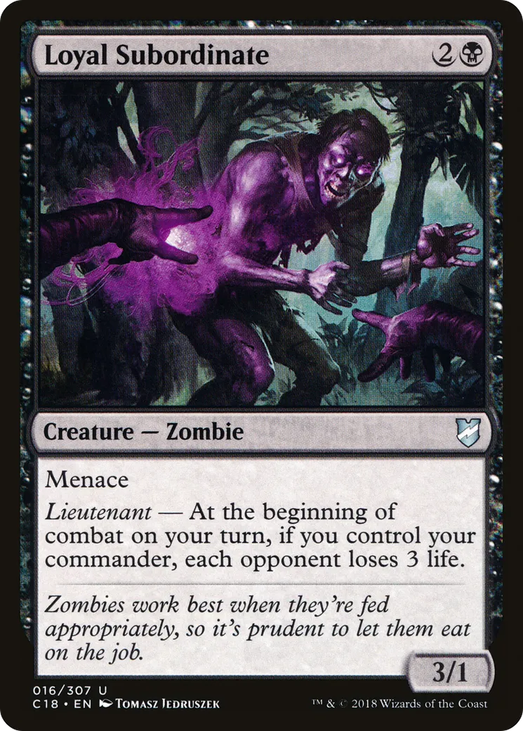 Loyal Subordinate — Commander 2018 — Magic: The Gathering