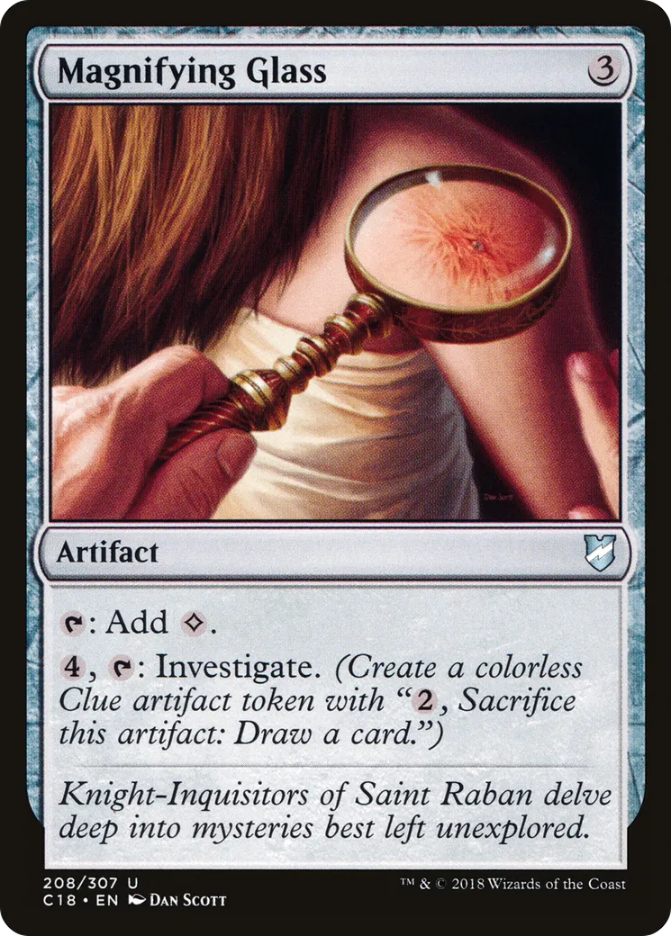 Magnifying Glass — Commander 2018 — Magic: The Gathering