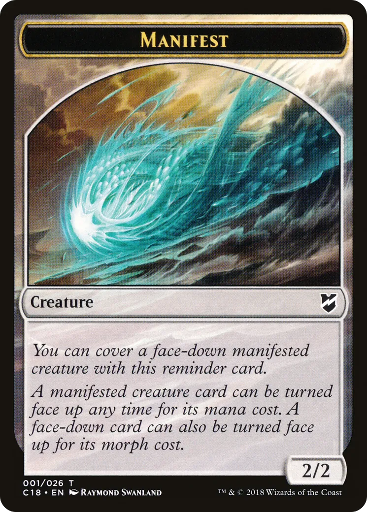 Manifest — Commander 2018 — Magic: The Gathering