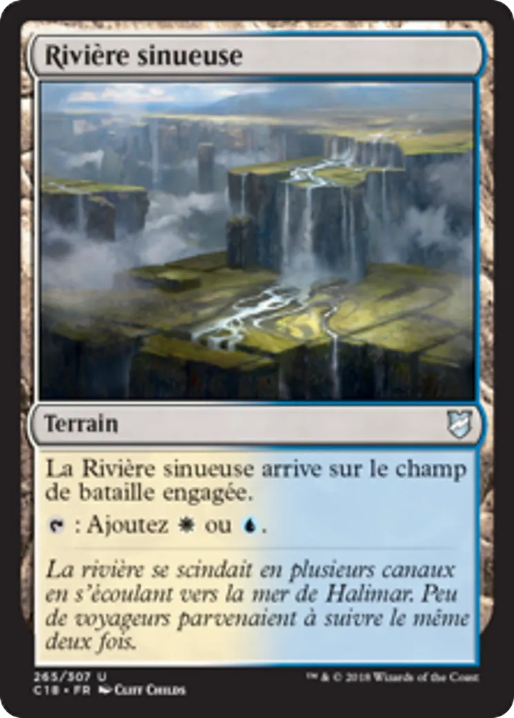 Rivière sinueuse — Commander 2018 — Magic: The Gathering