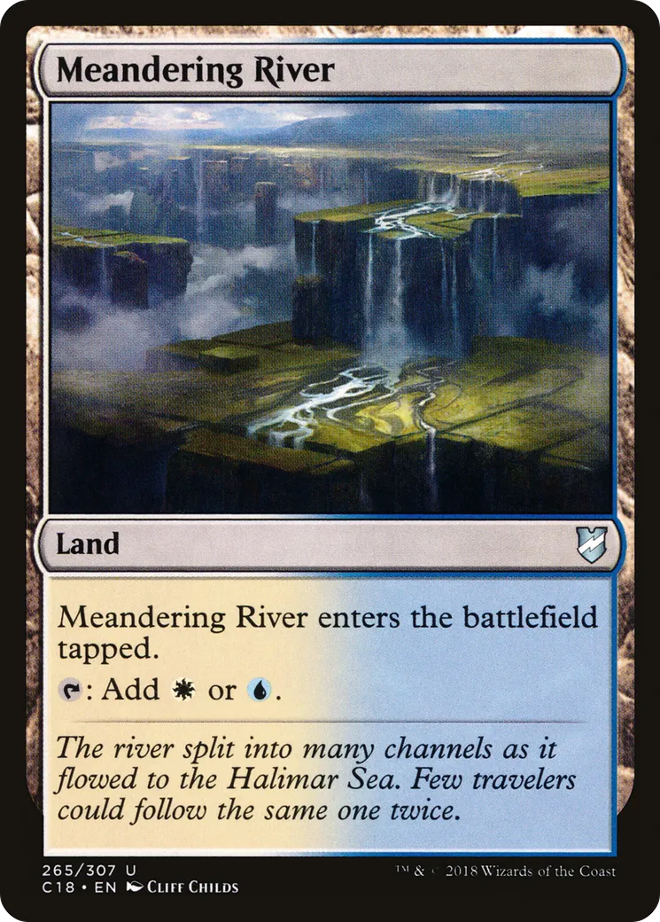 Meandering River — Commander 2018 — Magic: The Gathering
