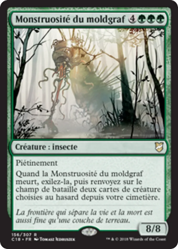 Monstruosité du moldgraf — Commander 2018 — Magic: The Gathering