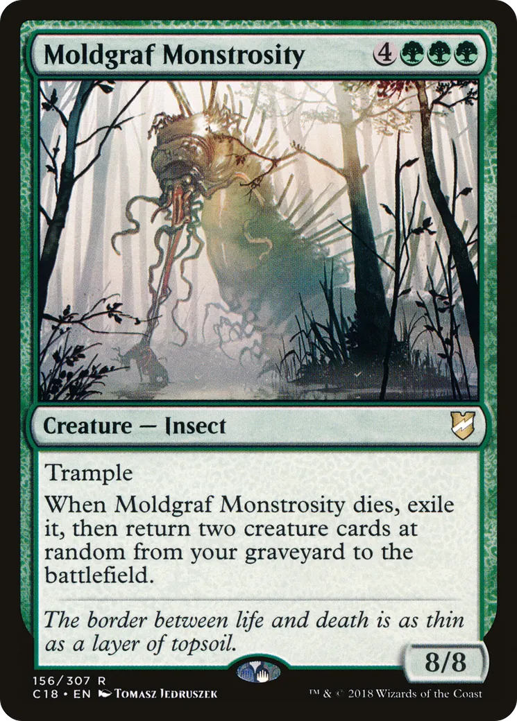 Monstruosité du moldgraf — Commander 2018 — Magic: The Gathering