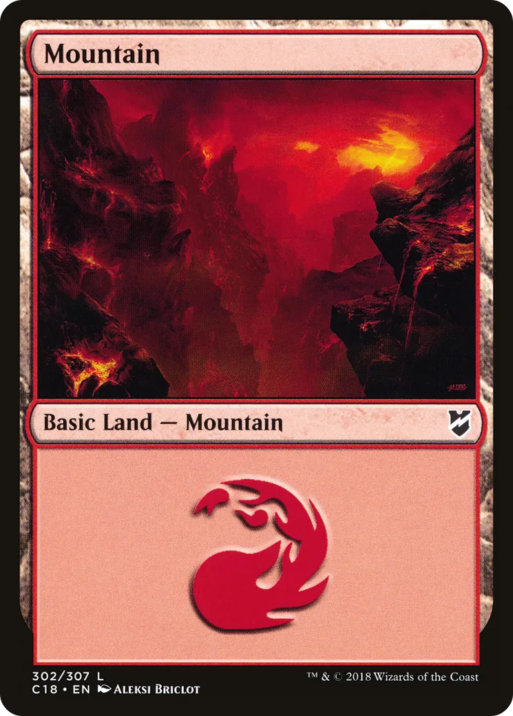 Mountain — Commander 2018 — Magic: The Gathering