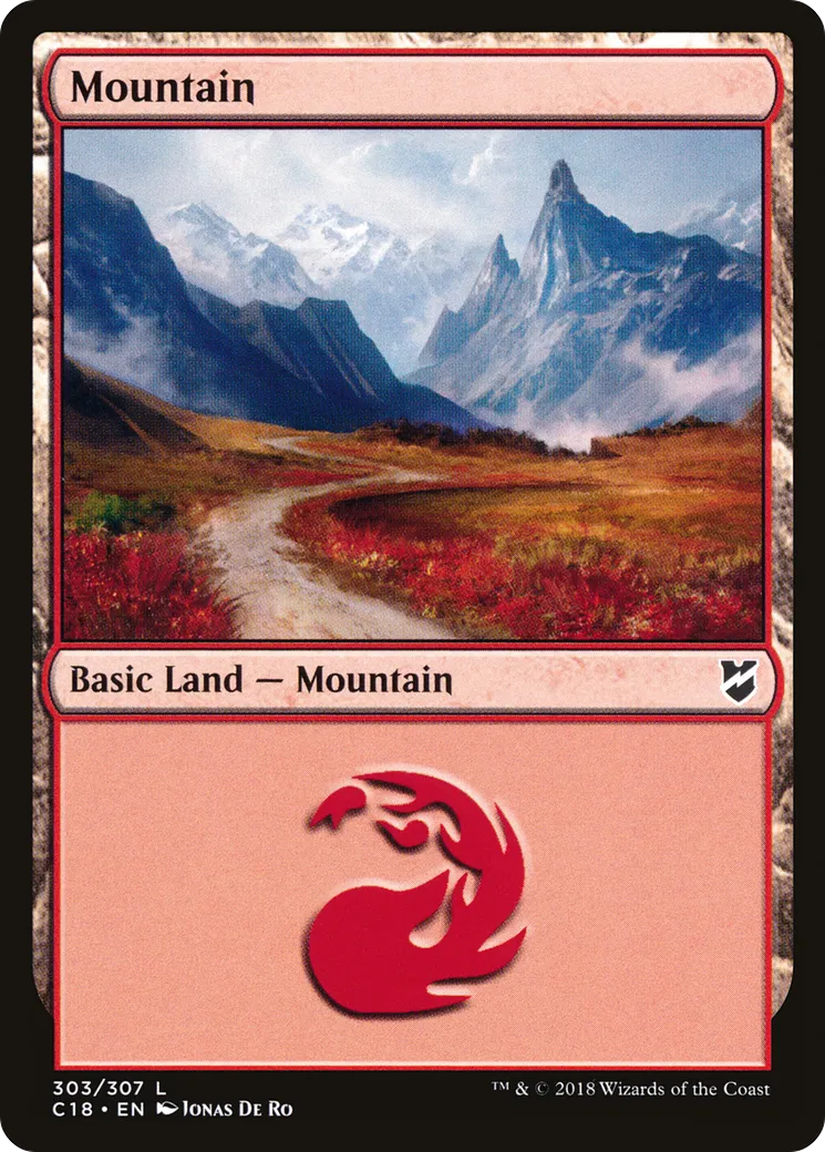 Mountain — Commander 2018 — Magic: The Gathering