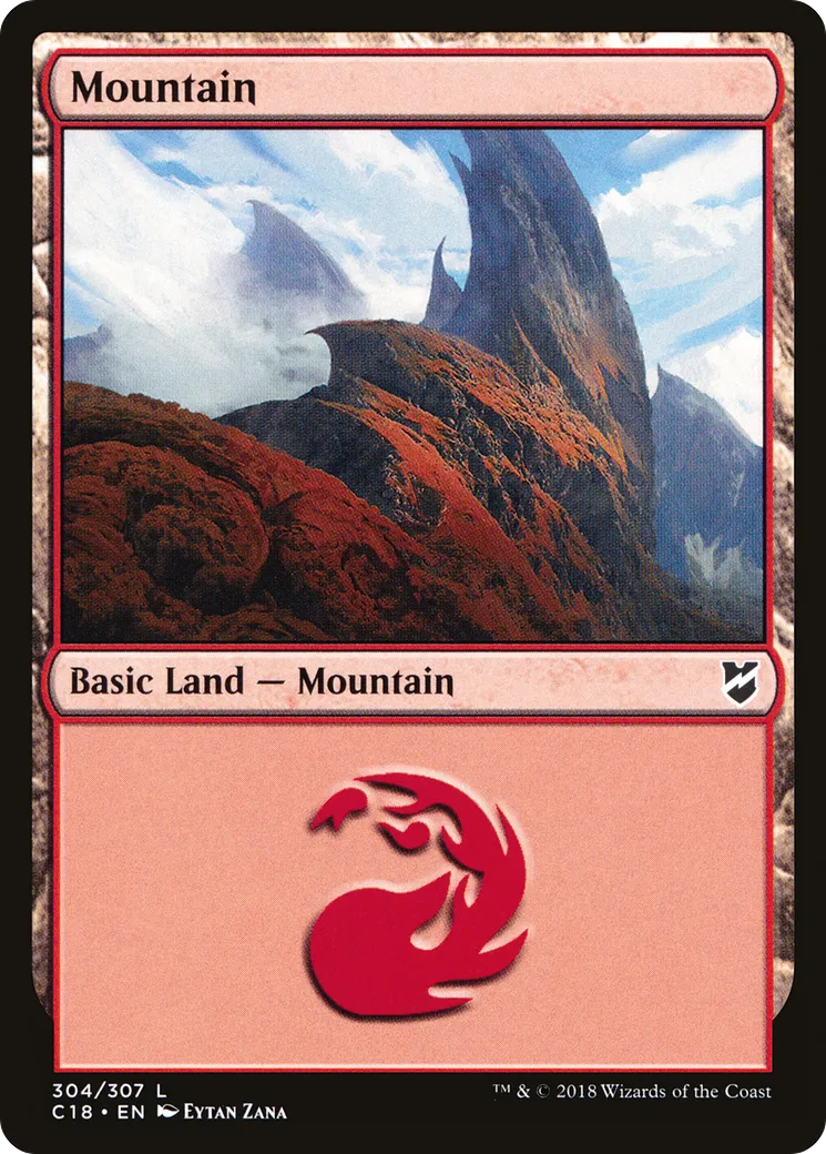 Mountain — Commander 2018 — Magic: The Gathering