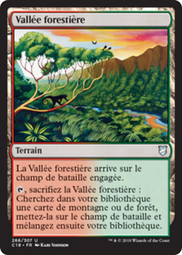 Vallée forestière — Commander 2018 — Magic: The Gathering