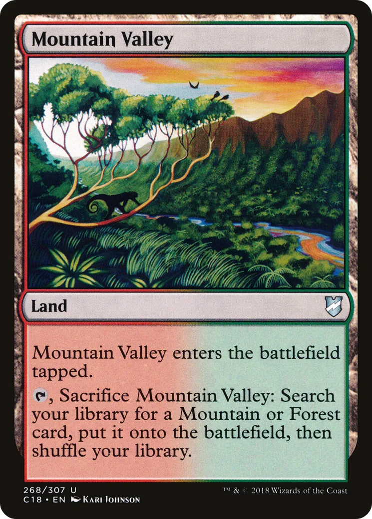Vallée forestière — Commander 2018 — Magic: The Gathering