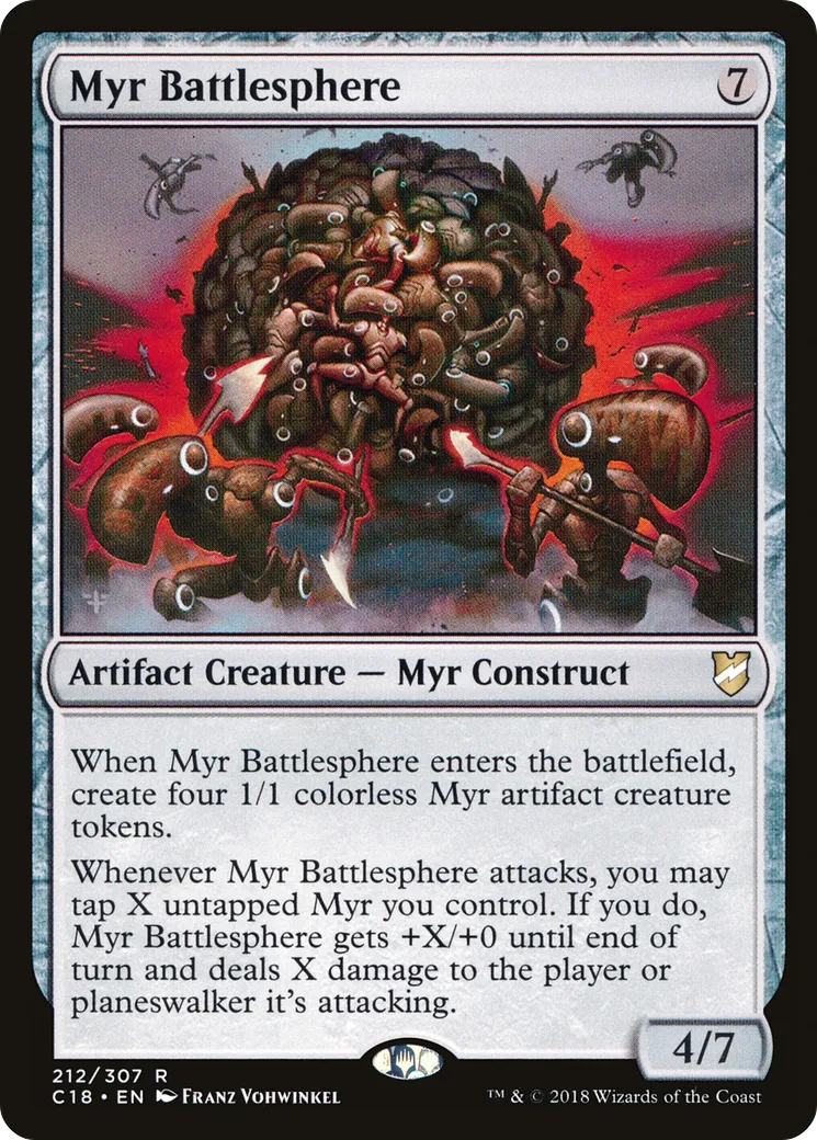 Myr Battlesphere — Commander 2018 — Magic: The Gathering