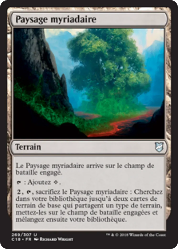 Paysage myriadaire — Commander 2018 — Magic: The Gathering