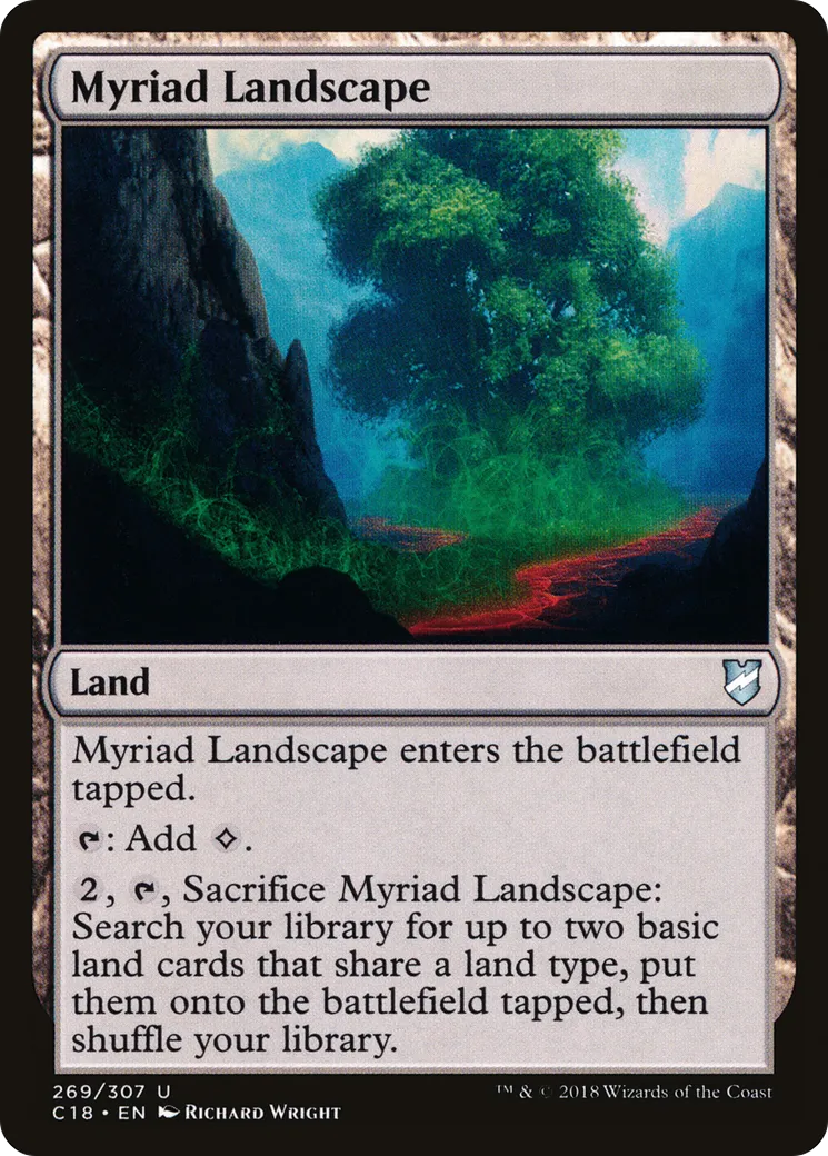 Paysage myriadaire — Commander 2018 — Magic: The Gathering