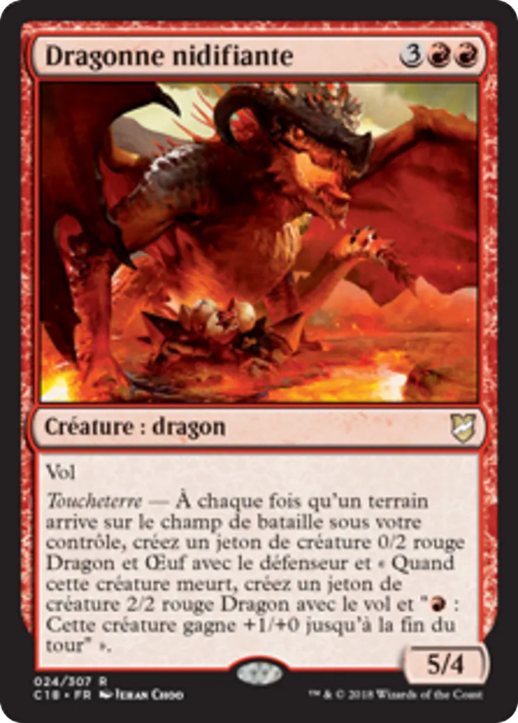 Dragonne nidifiante — Commander 2018 — Magic: The Gathering