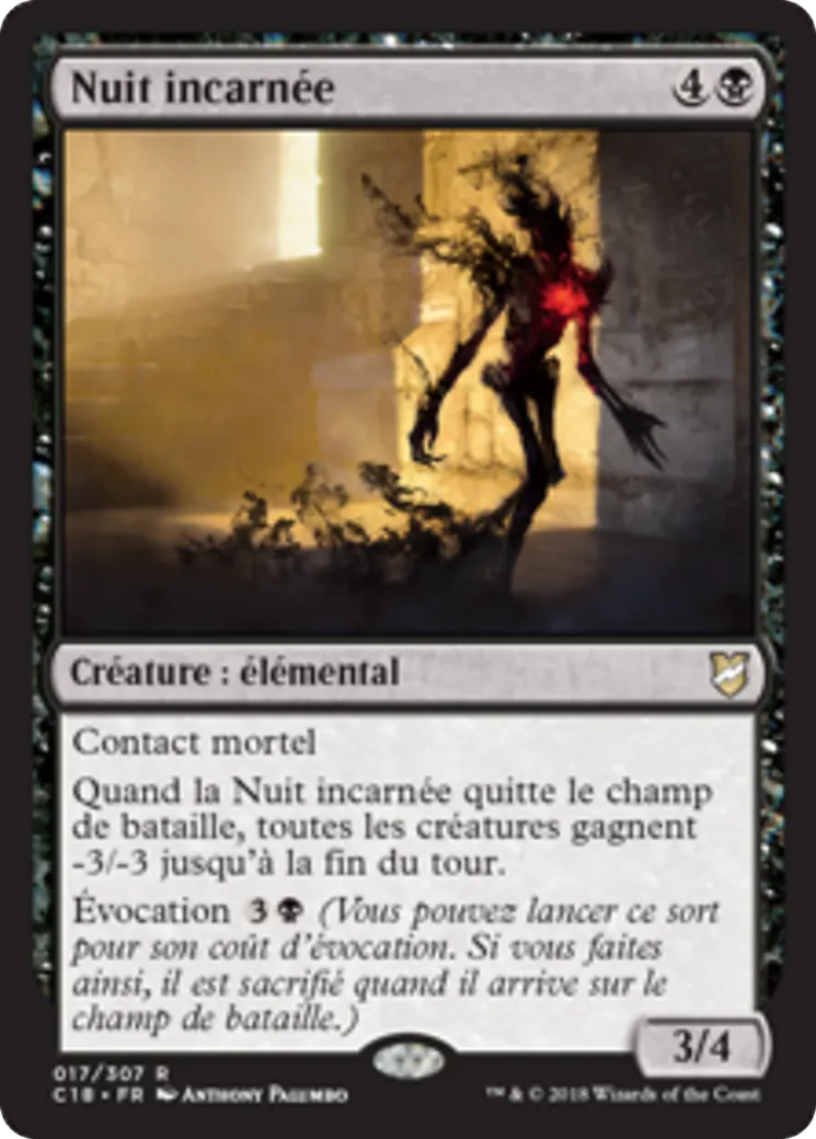 Nuit incarnée from Commander 2018 - Magic: The Gathering