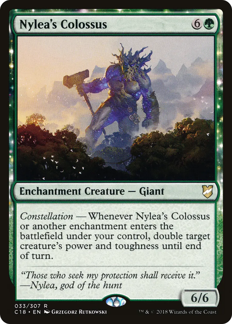 Nylea's Colossus — Commander 2018 — Magic: The Gathering