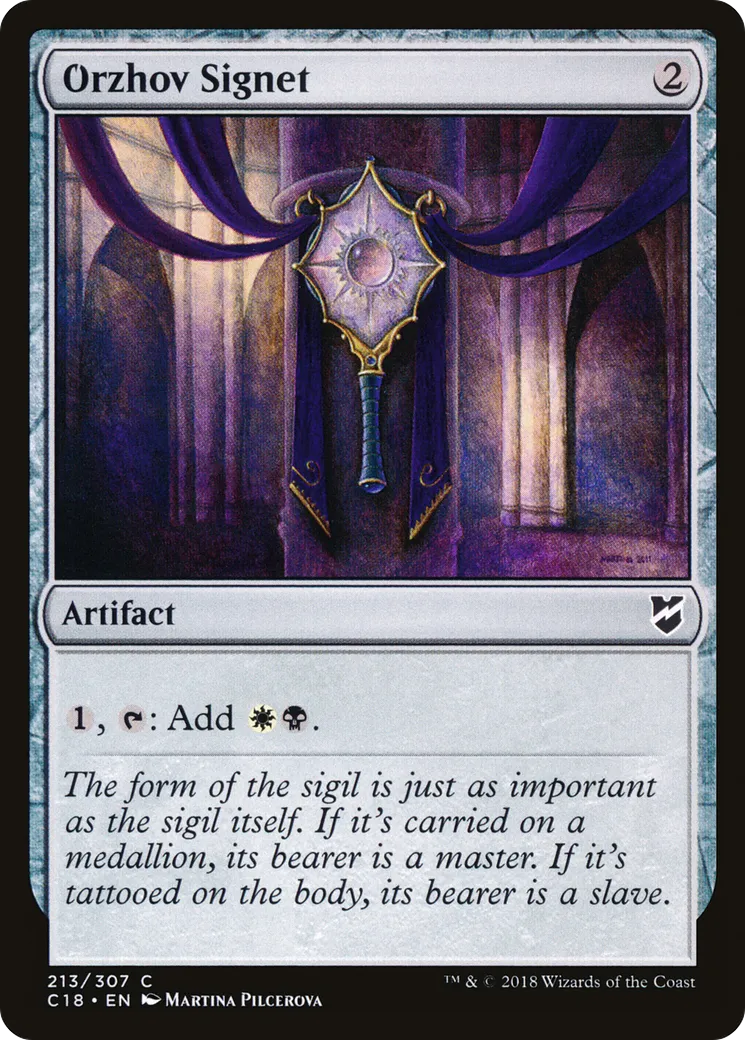 Cachet d'Orzhov — Commander 2018 — Magic: The Gathering