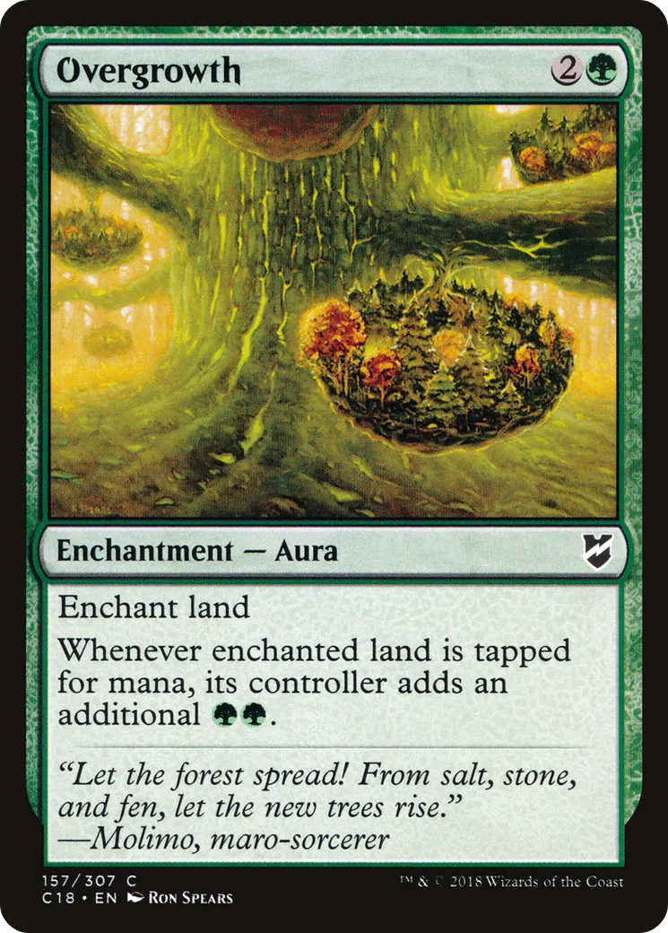 Overgrowth — Commander 2018 — Magic: The Gathering