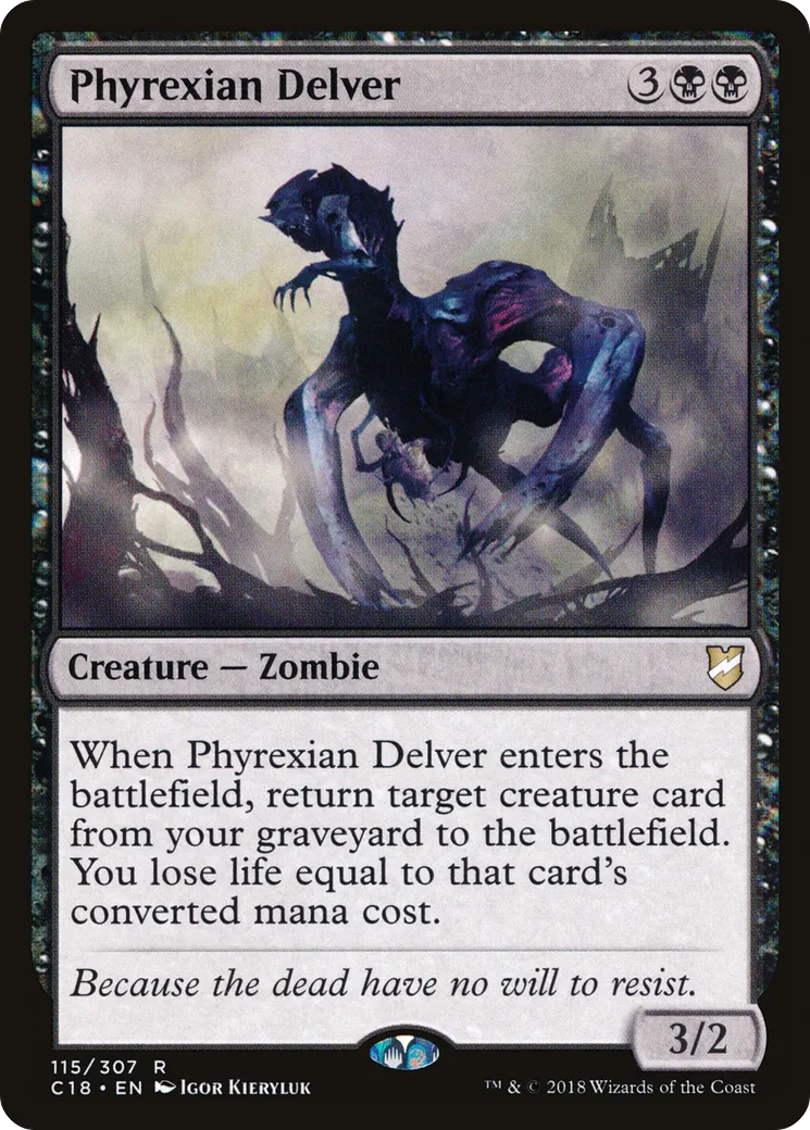 Phyrexian Delver — Commander 2018 — Magic: The Gathering