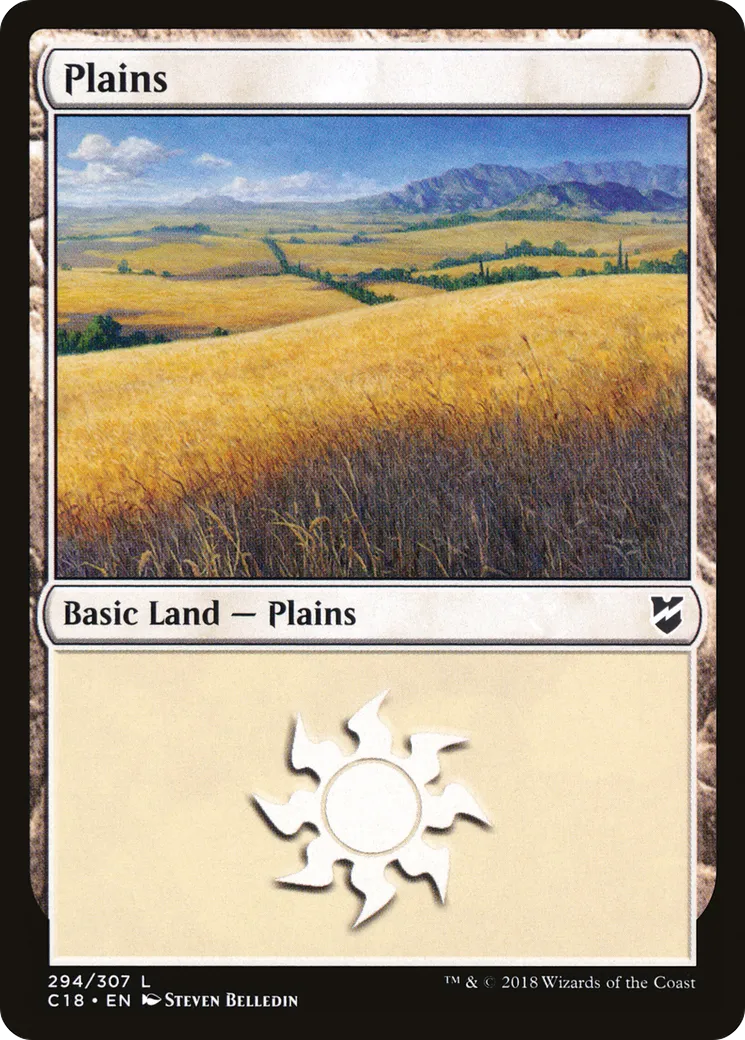 Plaine — Commander 2018 — Magic: The Gathering