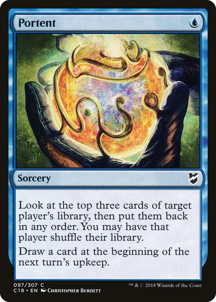 Portent — Commander 2018 — Magic: The Gathering