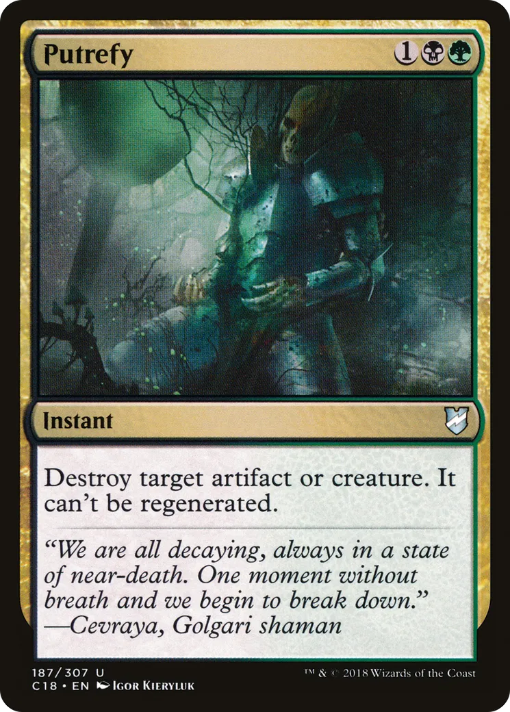 Putrefy — Commander 2018 — Magic: The Gathering