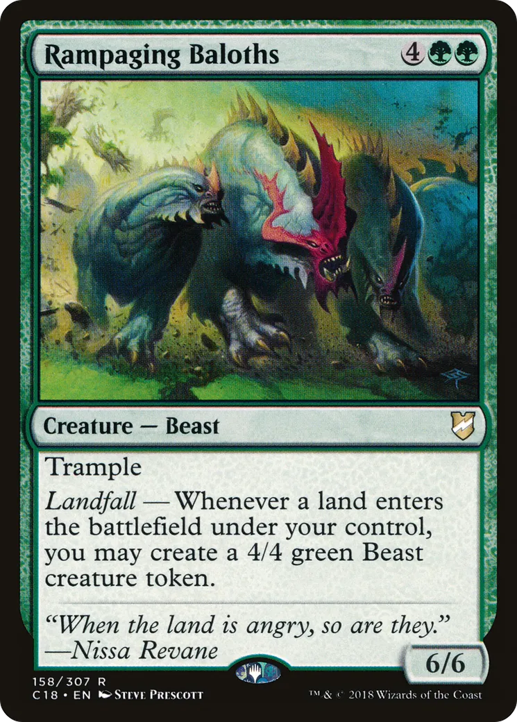 Rampaging Baloths — Commander 2018 — Magic: The Gathering